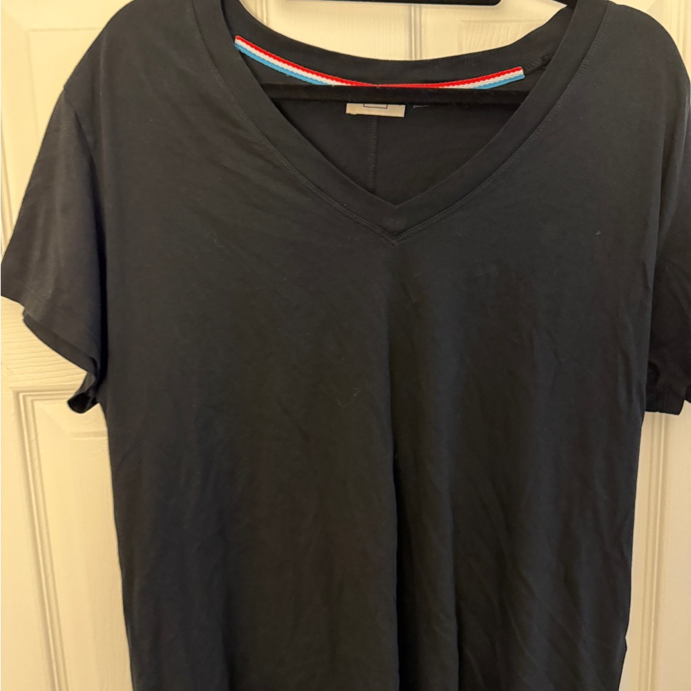 Black V-Neck T-Shirt